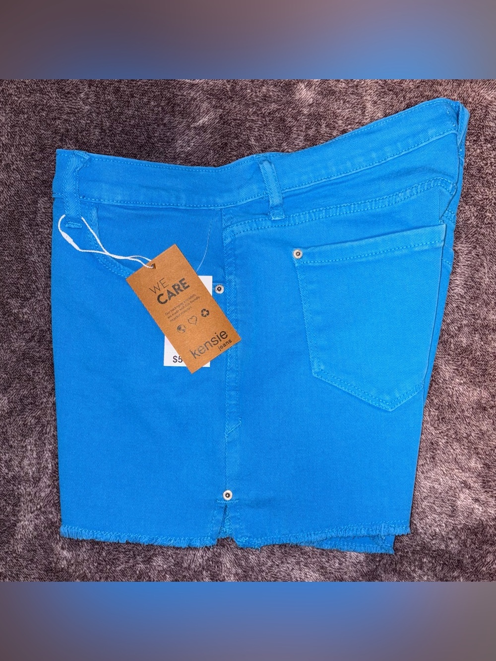 Kensie Vibrant Blue Women's Jean Shorts